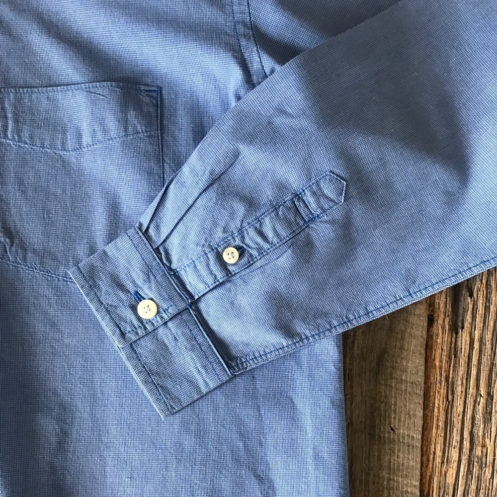 GAP Kids Mini-Check Oxford Button Down Shirt XXL - Picture 5 of 9
